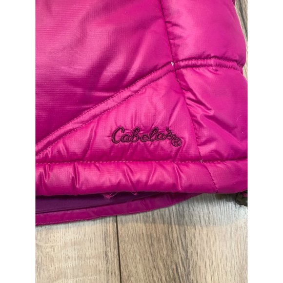 Cabela’s Women’s Goose Down Medium 650 Puffer Vest Pink - Picture 2 of 15